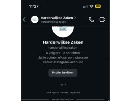 Let op: Nepaccount actief onder de naam Harderwijkse Zaken!