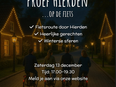 Proef Hierden op de fiets