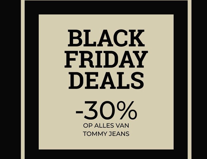 Black Friday deals bij Mr. Jo by Germano