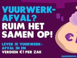 Deze jaarwisseling opnieuw geld te verdienen met opruimen vuurwerkafval