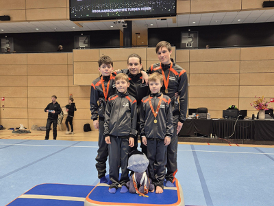 Turners Olympia Harderwijk in de prijzen op 1e wedstrijd individueel 