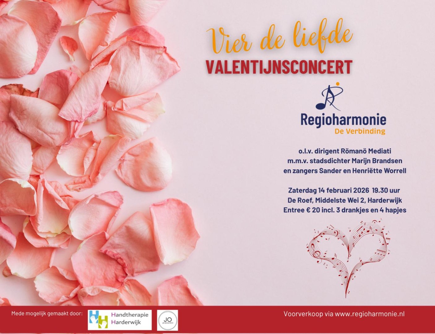Een Valentijnsconcert in alle toonaarden