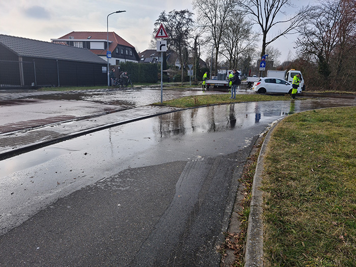 Waterleiding geknapt ik Harderwijk