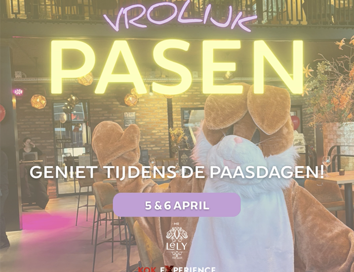 Pasen bij Kok Experience Harderwijk en Lelystad 