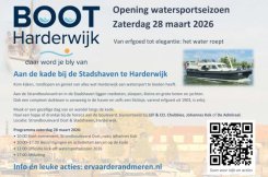 BOOT Harderwijk: Opening watersportseizoen zaterdag 28 maart 2026