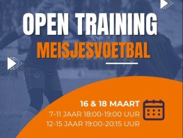 Open training meisjesvoetbal FC Horst