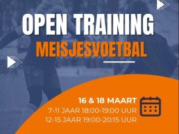 Open training meisjesvoetbal FC Horst