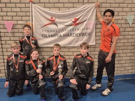 Turners Olympia in de prijzen op thuiswedstrijd 