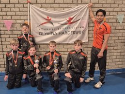 Turners Olympia in de prijzen op thuiswedstrijd 