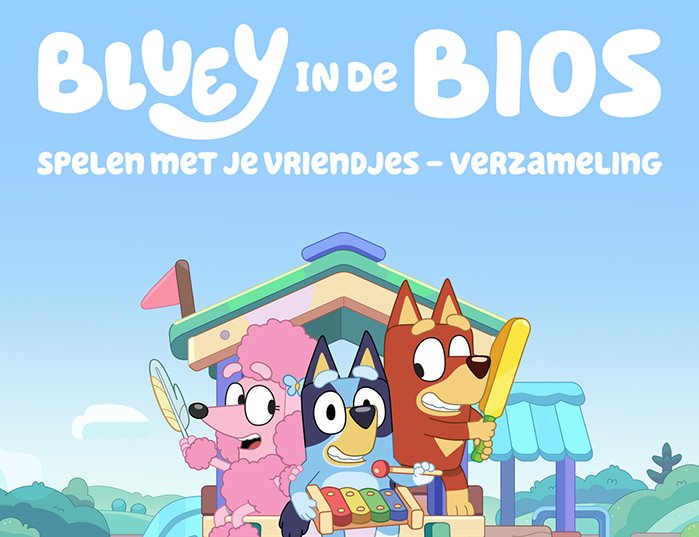 Peuter- en kleuterbios Bluey in de Bios: Spelen met je vriendjes