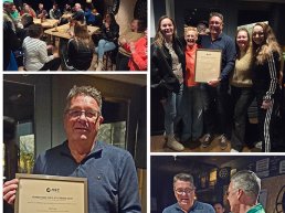 Ben Visser in het zonnetje gezet