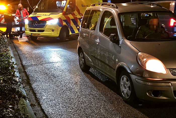 Fatbiker gewond bij aanrijding op rotonde in Harderwijk