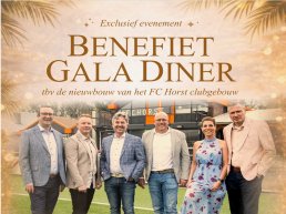 FC Horst organiseert benefiet gala diner voor nieuw clubhuis