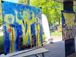 Ramen uit Nieuwe Kerk nu in de Plantagekerk