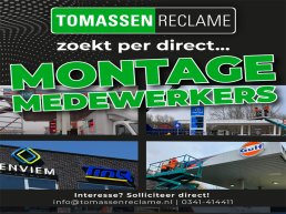Tomassen Reclame is op zoek naar medewerkers
