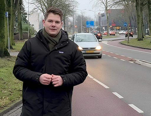 D66 stelt vragen over verkeersveiligheid: “Harderwijk is geen racebaan”