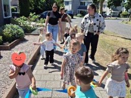 Trots op onze kleine wandelaars!