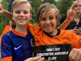 Finale 2vs2 Straatvoetbal Harderwijk tijdens Aaltjesdagen