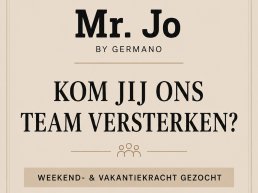 Mr. Jo by Germano is op zoek naar een weekend- & vakantiekracht