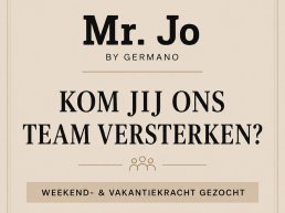 Mr. Jo by Germano is op zoek naar een weekend- & vakantiekracht
