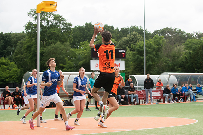 Unitas/Perspectief U19-1 strijdt om nationale titel tijdens Korfbal Finals in Harderwijk