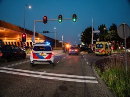 Motorrijder gewond na aanrijding op kruising in Harderwijk