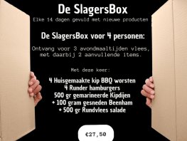 De Slagersbox voor 4 personen