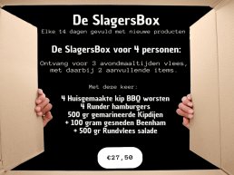 De Slagersbox voor 4 personen