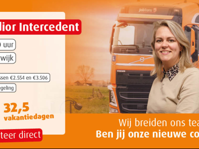 Medior Intercedent Transport en Logistiek | 32 - 40 uur Locatie: JobTrans Harderwijk