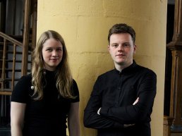 Wibren Jonkers en Gertine Hoefnagel vierhandig op Harderwijker orgel