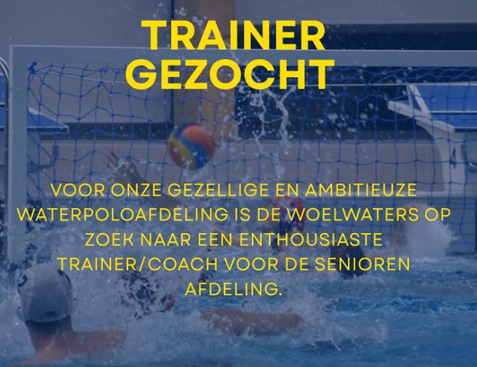 De Woelwaters is op zoek naar een trainer/coach voor Heren 1!