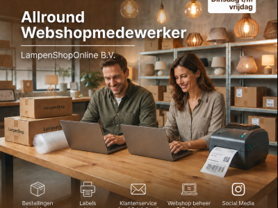 Vacature: Allround Webshopmedewerker (32 uur)