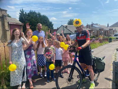Jan van Panhuis fietst 500 kilometer voor christelijk onderwijs in Schotland