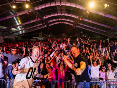 Veluwade Festival 2026: vier dagen sport, muziek en gezelligheid bij v.v. Hierden