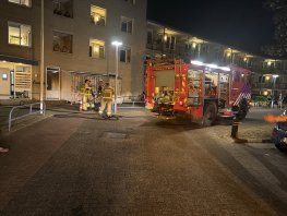 Brandweer snel ter plaatse bij woningbrand in flat aan Kortekamp in Harderwijk