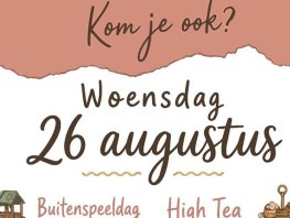 Gratis high tea en buitenspeeldag bij De Zaaier