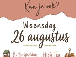 Gratis high tea en buitenspeeldag bij De Zaaier