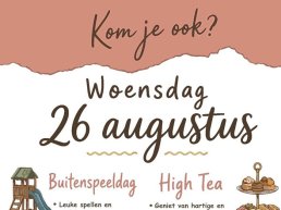 Gratis high tea en buitenspeeldag bij De Zaaier