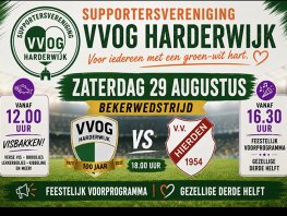 Feestelijke aftrap voor de vernieuwde Supportersvereniging VVOG Harderwijk