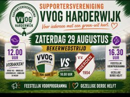 Feestelijke aftrap voor de vernieuwde Supportersvereniging VVOG Harderwijk