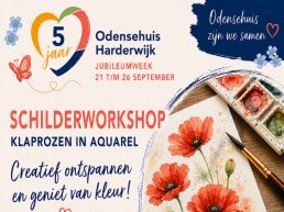 Samen schilderen tijdens jubileumweek Odensehuis