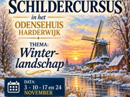 Odensehuis Harderwijk organiseert schildercursus Winterlandschap